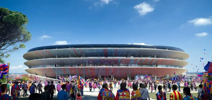 Camp Nou FC Stadium, Barcelona football ground