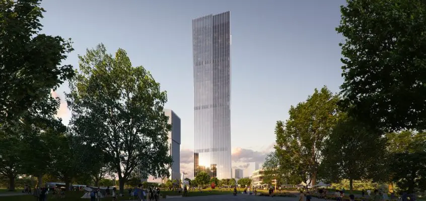 Chengdu Tianfu New Area HQ Base, China