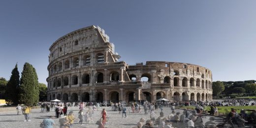 Electa Bookshop Colosseum Rome design