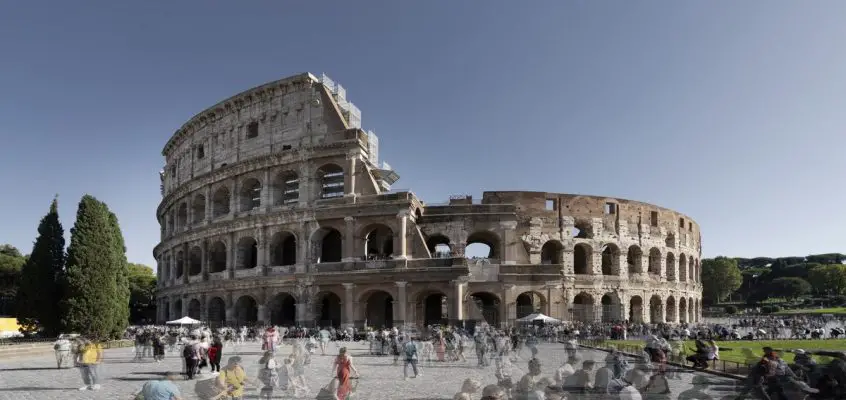 Electa Bookshop Colosseum Rome design
