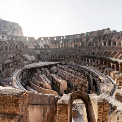 Colosseum Rome interior ruins