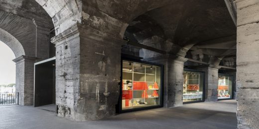 Electa Bookshop Colosseum Rome design