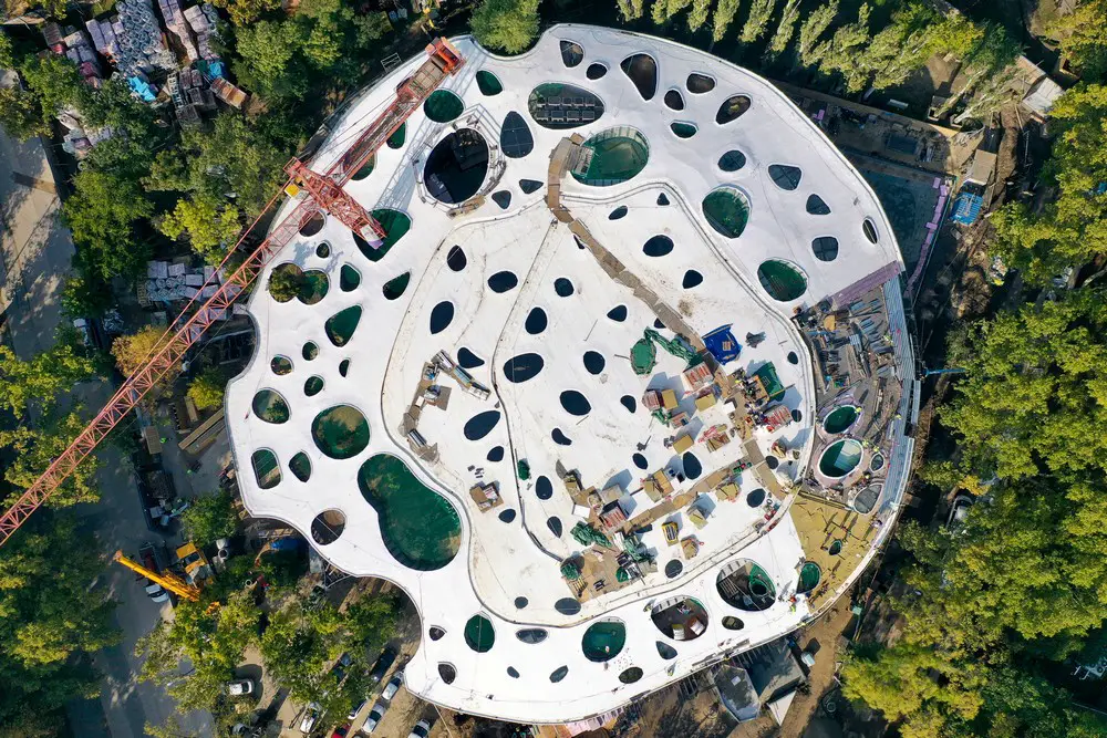House of Hungarian Music, Budapest building roof