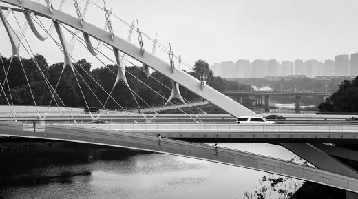 Qinhuai New River Bridge Nanjing China