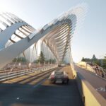 Qinhuai New River Bridge Nanjing China