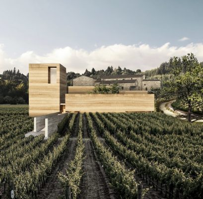 Rammed Earth Winery Châteauneuf-du-Pape France