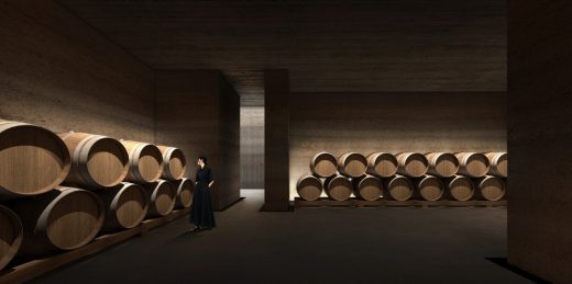 Rammed Earth Winery Châteauneuf-du-Pape France
