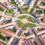 Prague Victory Square Design Competition 2023 winner aerial