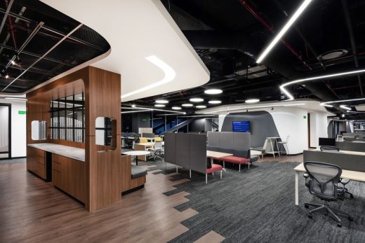 British American Tobacco Offices, Nuevo León, Mexico workspace