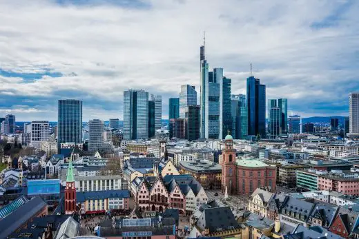 Frankfurt-am-Main-buildings skyline, Germany