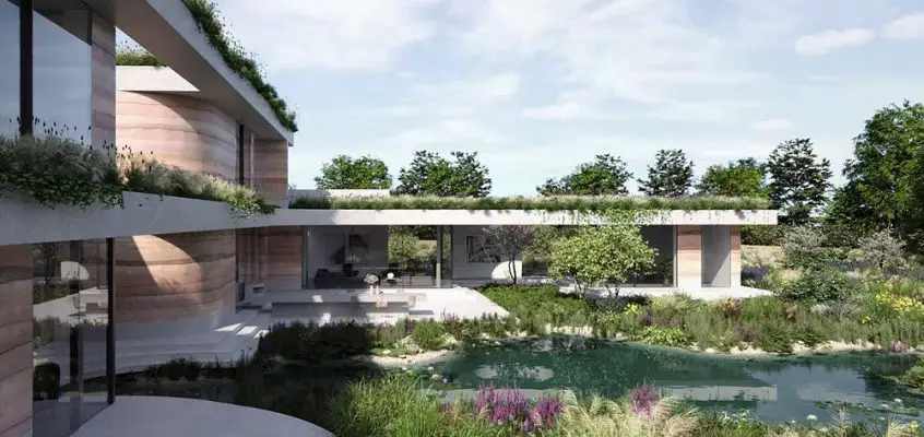 La Terre House, Surrey, Southern England