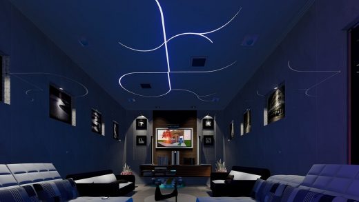 LED Ceiling Magic: strip lights guide