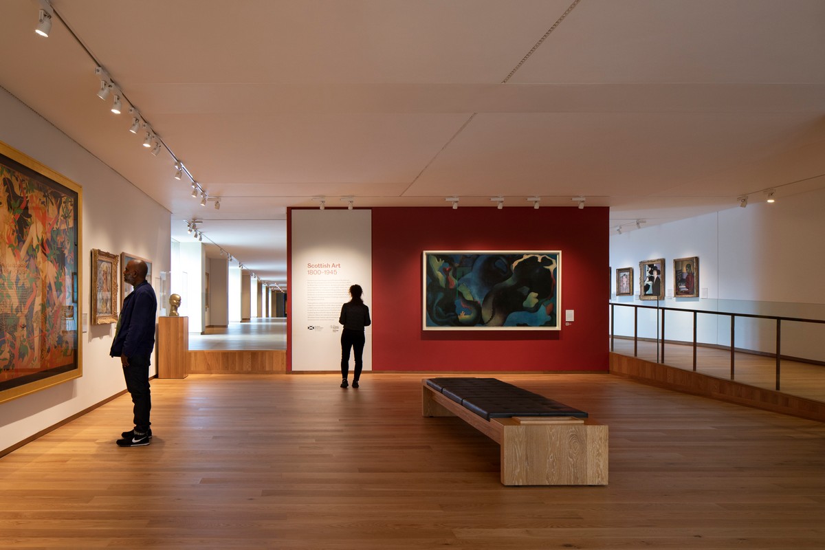 New Scottish galleries at the National, Edinburgh gallery building