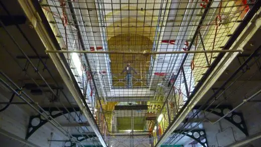 Reading Gaol interior jail building England UK