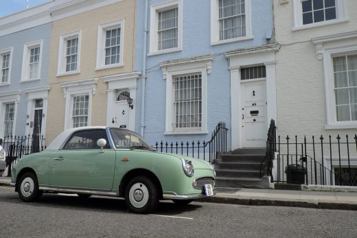 Terraced home UK property car