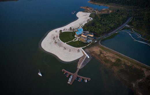 White Crane Lake Visitor Centre Jiangxi China