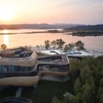 White Crane Lake Visitor Centre Jiangxi China