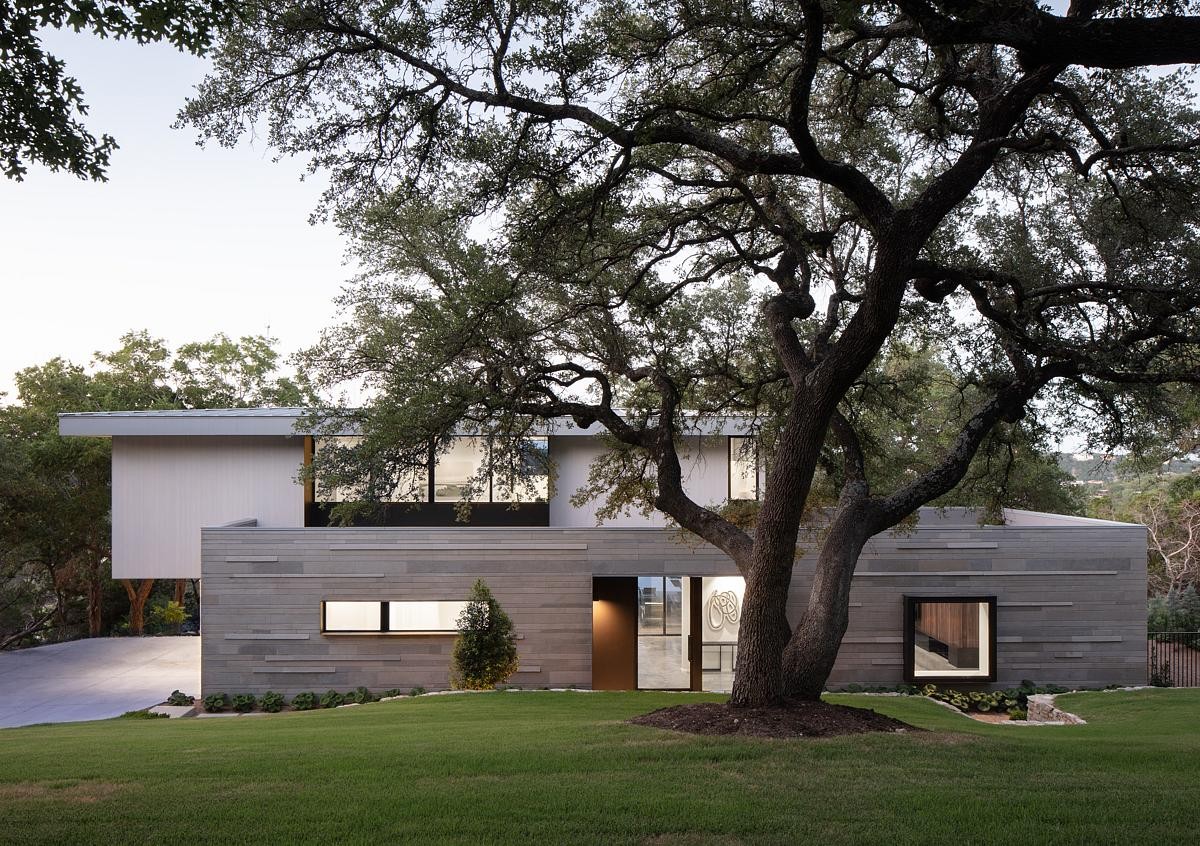 The Offset House, West Lake Hills, Texas
