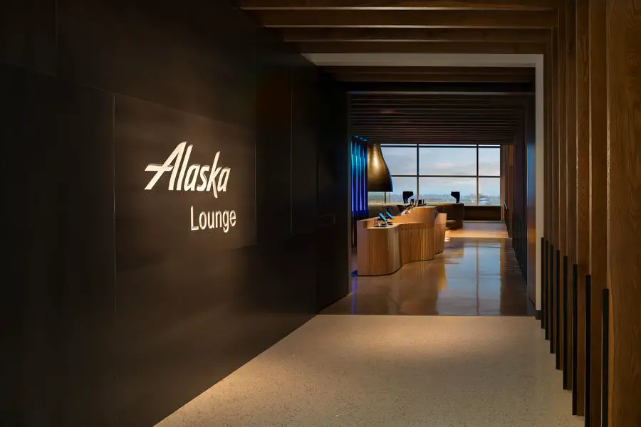 Alaska Airlines Lounge at SeaTac International Airport, Washington