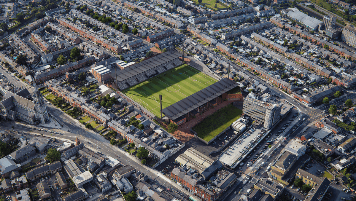 Dalymount Park Stadium Dublin Ireland