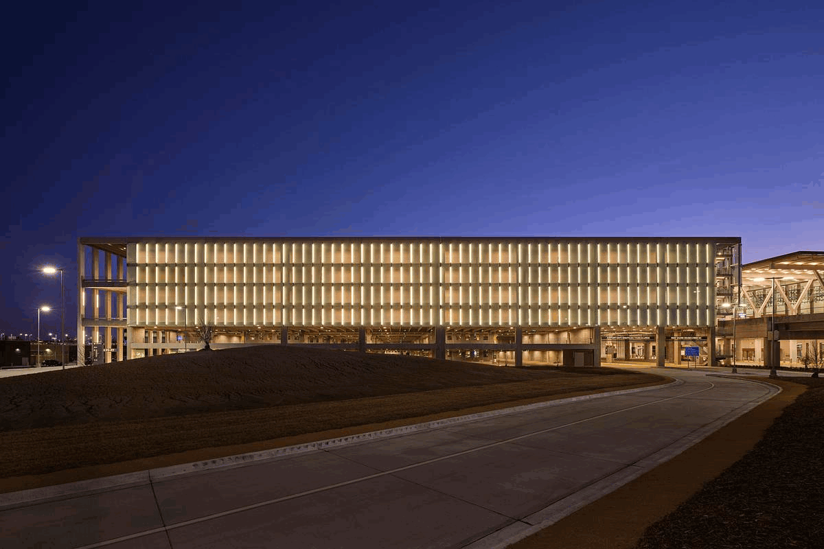 KCI Airport Parking Garage Missouri USA