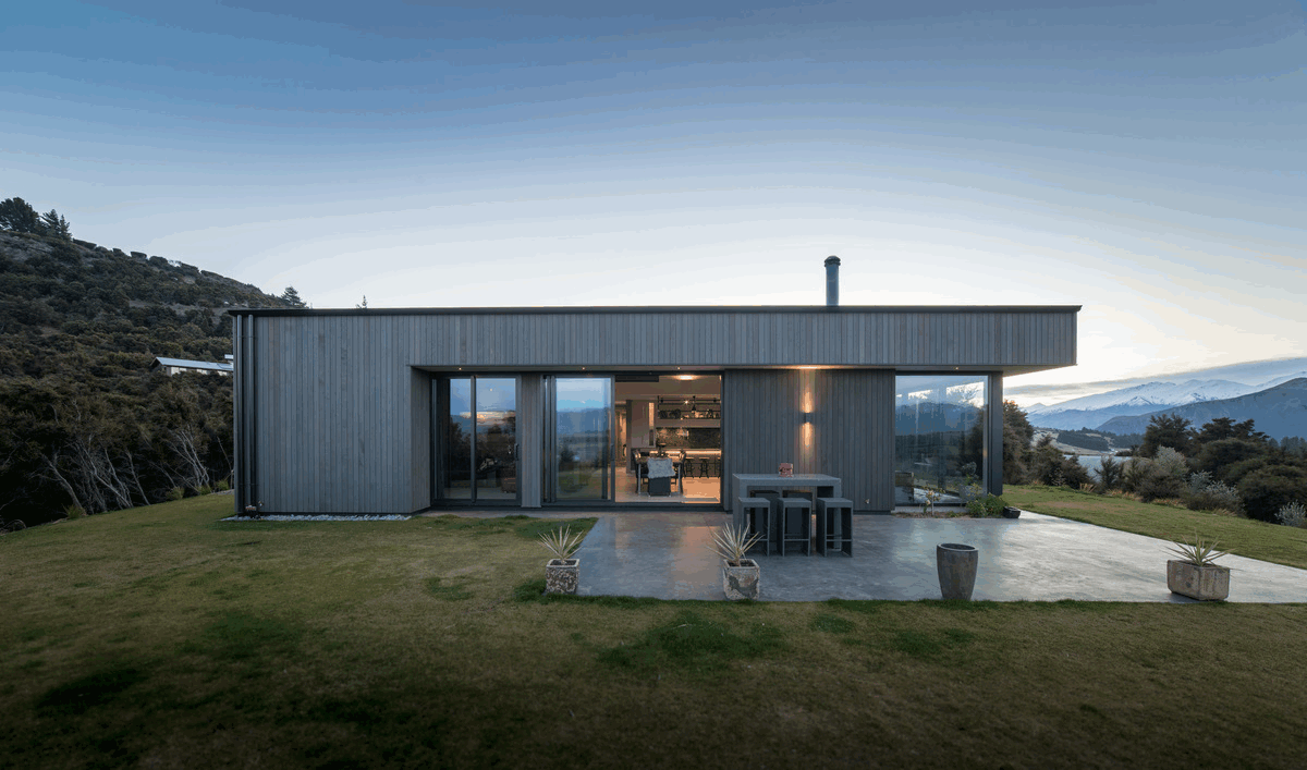 Contemporary Otago home on NZ South Island