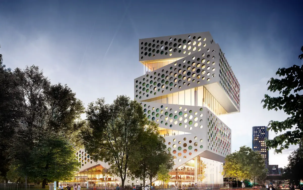 Manchester Metropolitan University Library building design