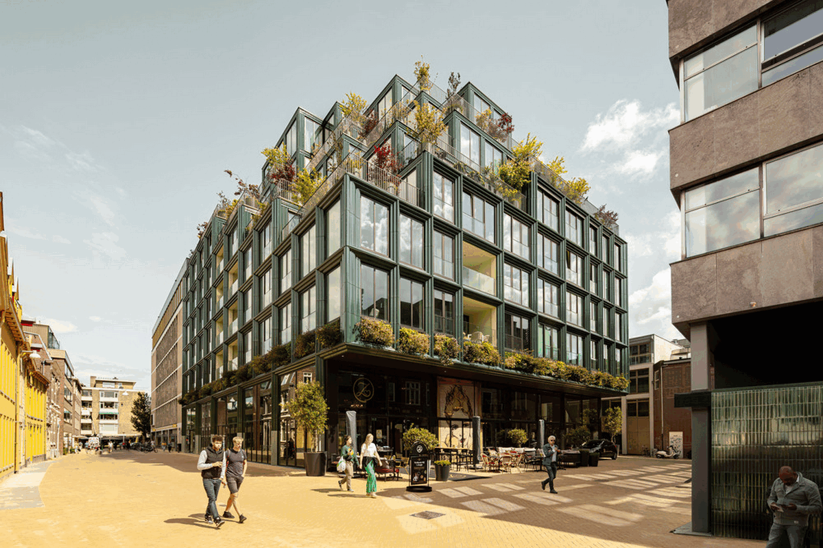 Mercado Apartment Building, Groningen, Holland