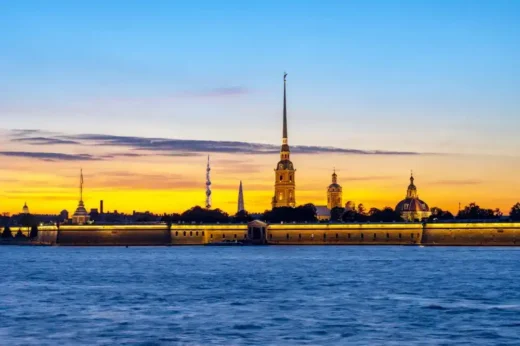 The Lakhta Center II, St Petersburg skyscraper Russia sea