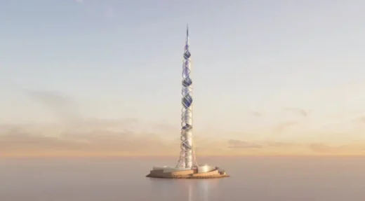 The Lakhta Center II, St Petersburg skyscraper building