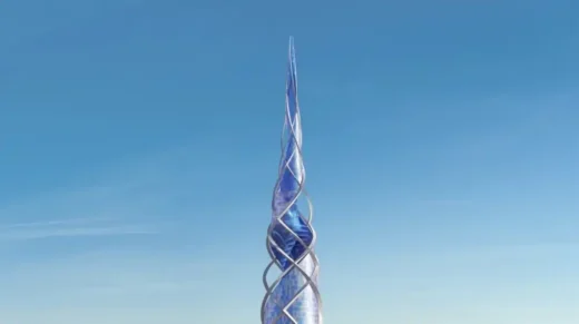 The Lakhta Center II, St Petersburg skyscraper tip