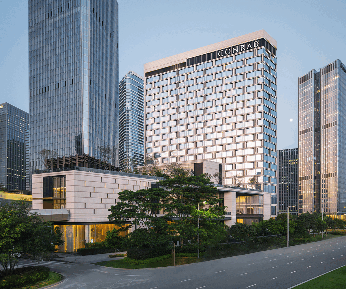 New Luxury Conrad Hotel Shenzhen China