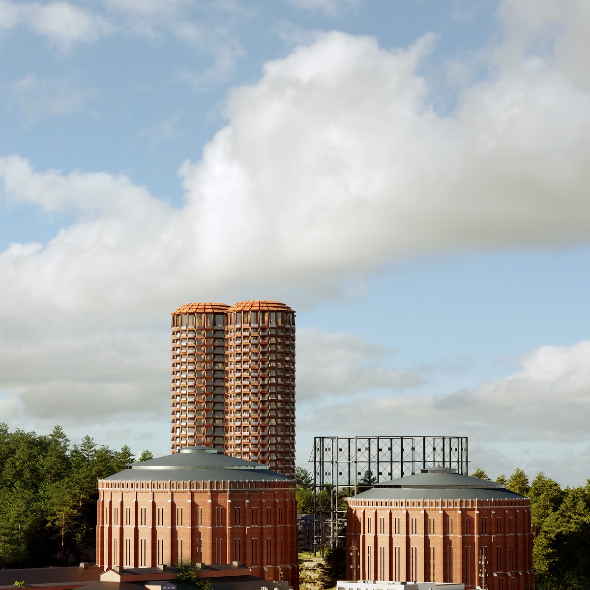 Stadsljus Stockholm residential tower building