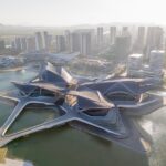 Zhuhai Jinwan Civic Art Centre Building by ZHA