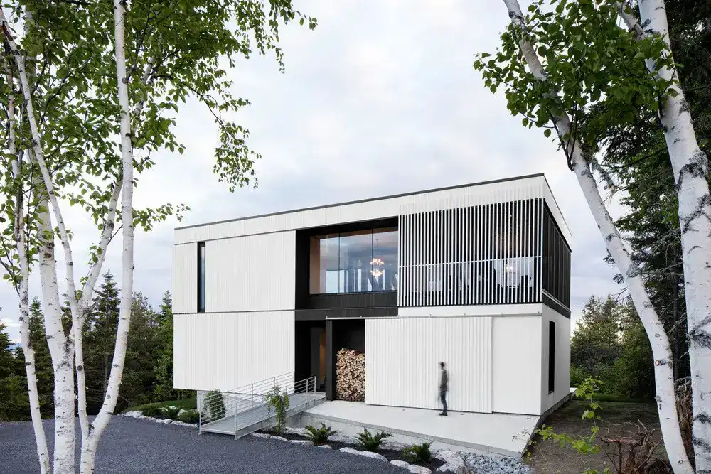Blanche Chalet Québec - Canadian homes