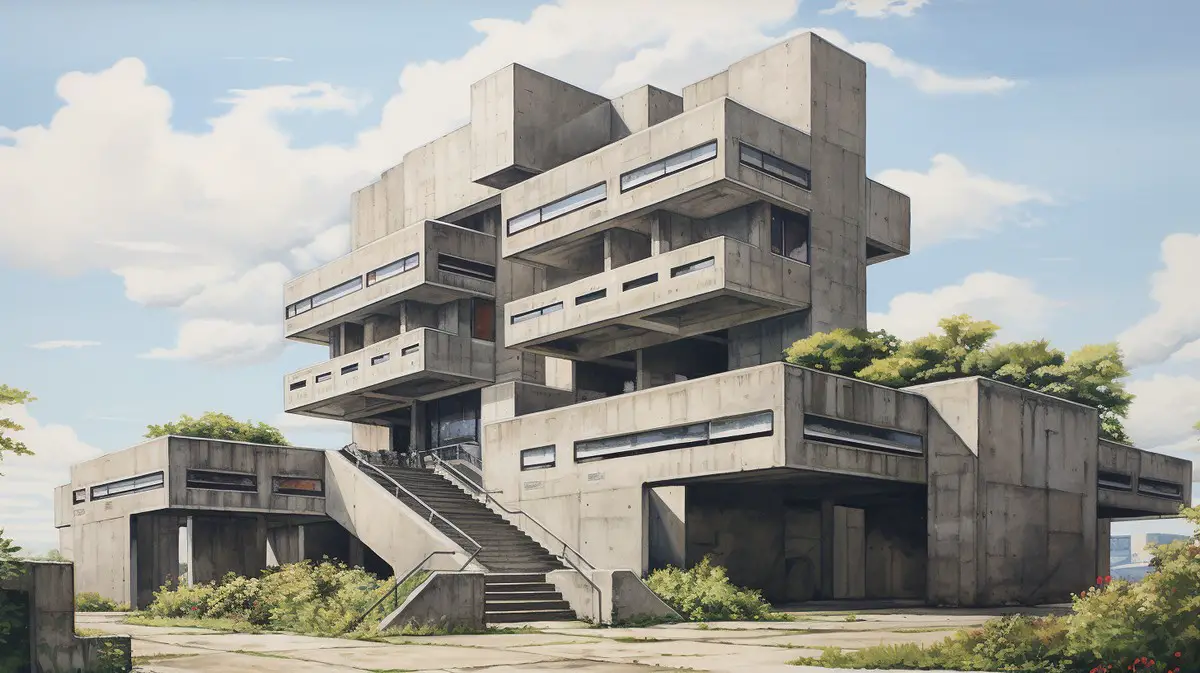 Brutalism building design - architecture impact on behaviour and mood