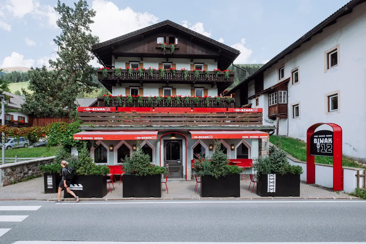 BIWAK 12 alpine restaurant Moos South Tyrol
