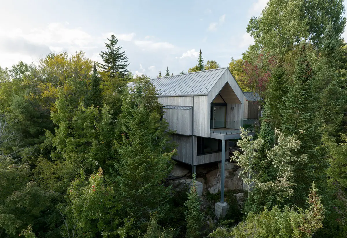 Chalet Papillon, WentworthNord, Quebec earchitect