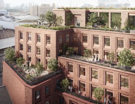 Fox Court in Camden landscape design by Grant Associates