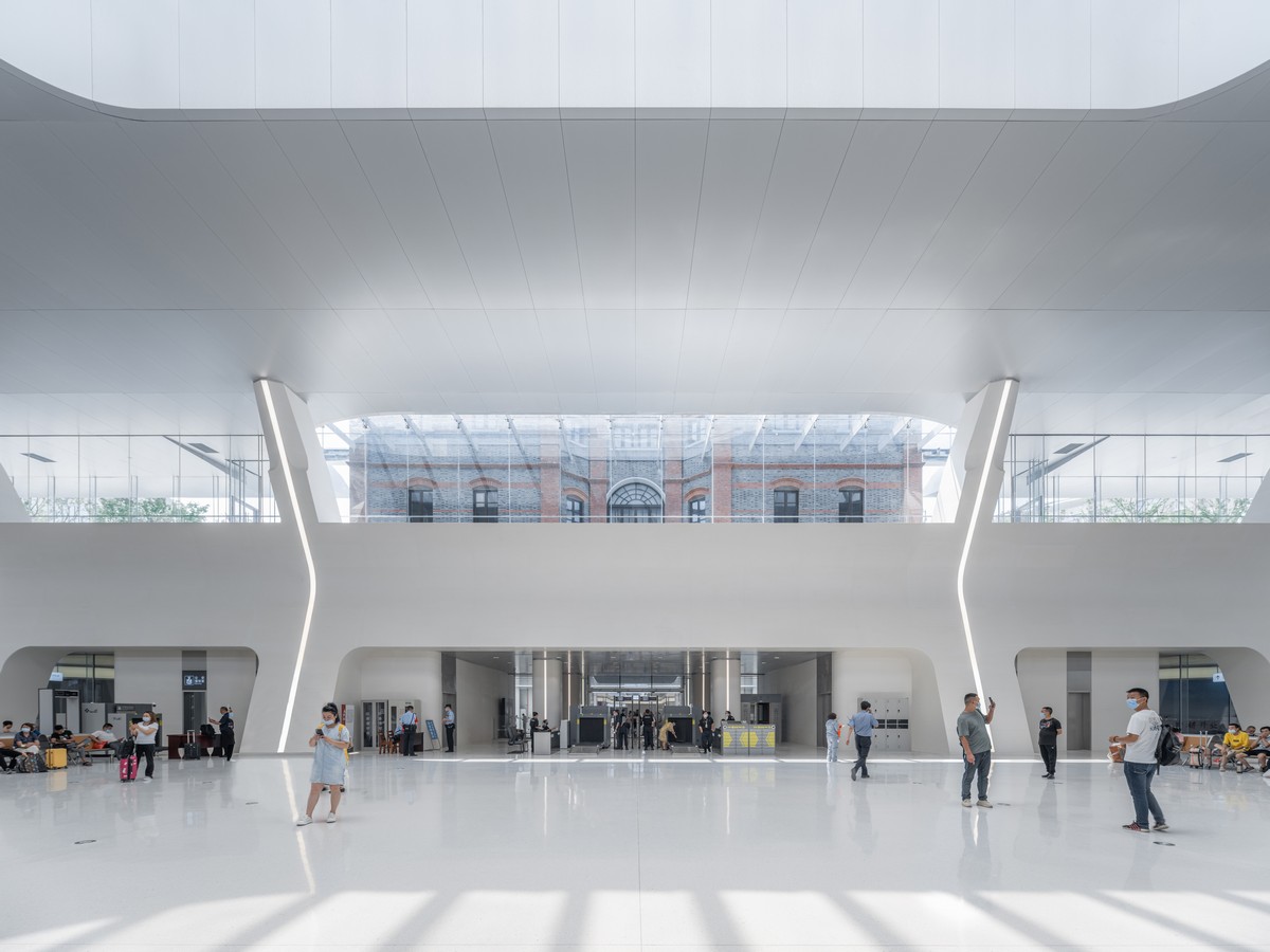 Jiaxing Train Station building design