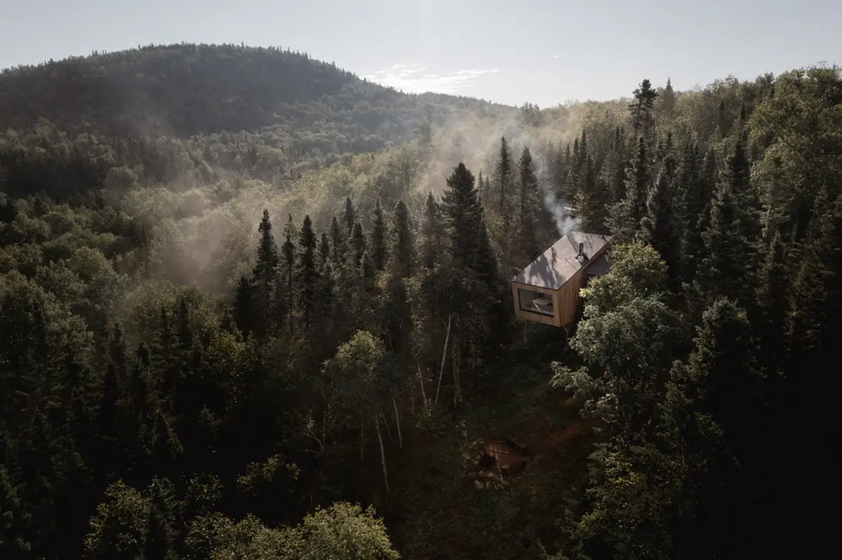 Territoire Charlevoix La Malbaie Québec cabin