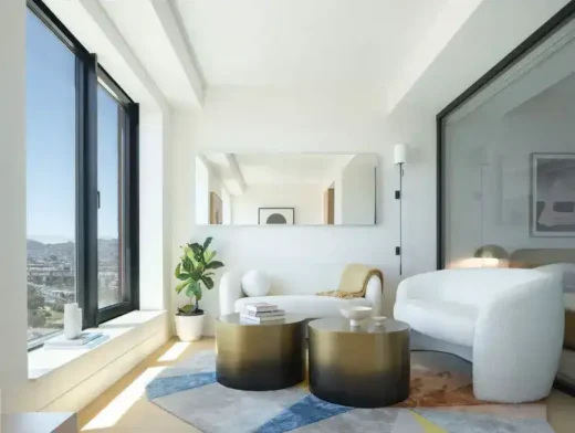The Canyon tower building, San Francisco, California interior design