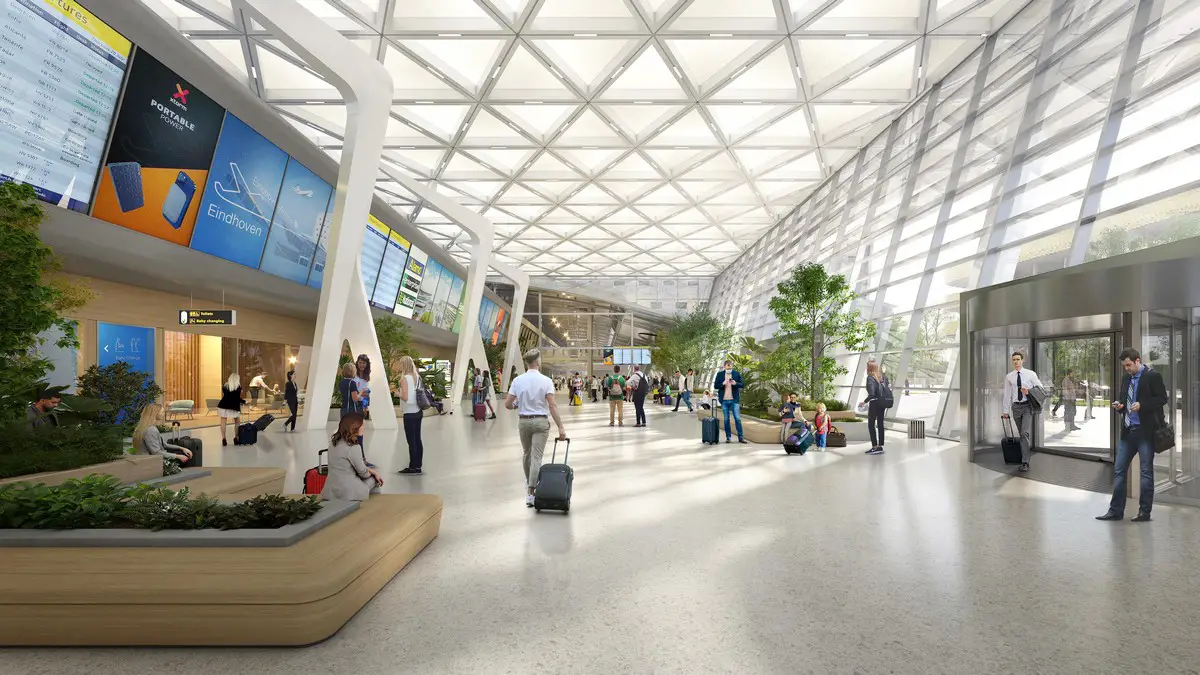Eindhoven Airport Terminal expansion interior design