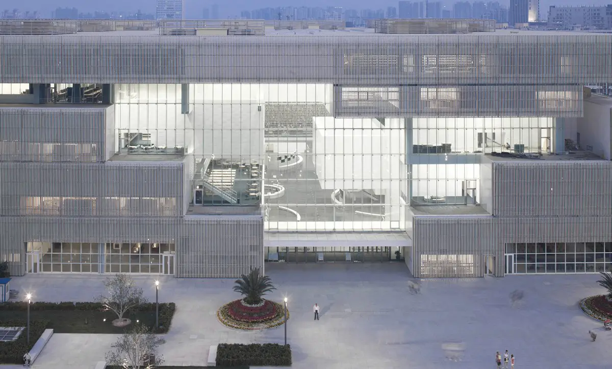 Tianjin Library building in China