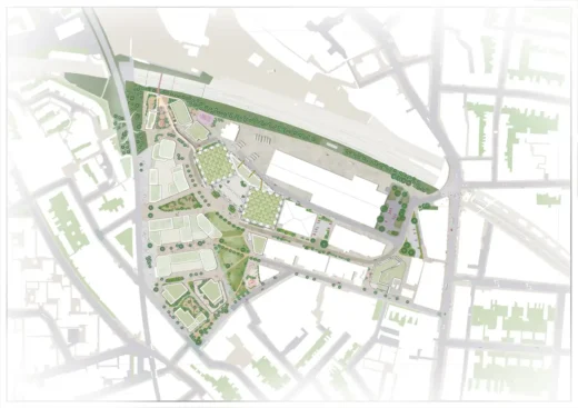 Camden Film Quarter, Kentish Town masterplan layout
