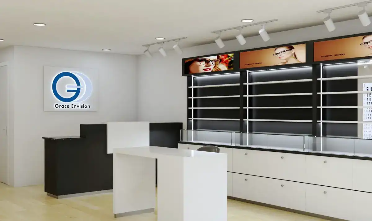 How to design an optical shop - glasses shop interior