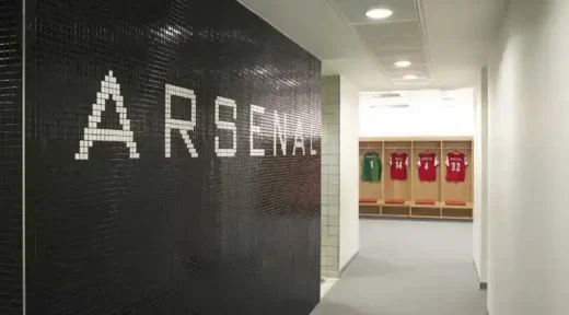 Emirates Stadium Arsenal Ground London locker room