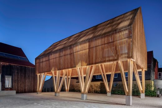 Marktstrasse Wooden Pavilion Mitwitz Bavaria