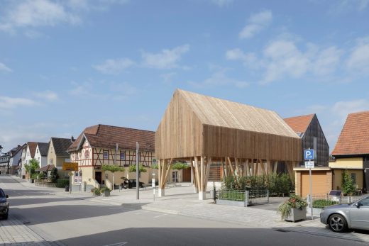 Marktstrasse Wooden Pavilion Mitwitz Bavaria