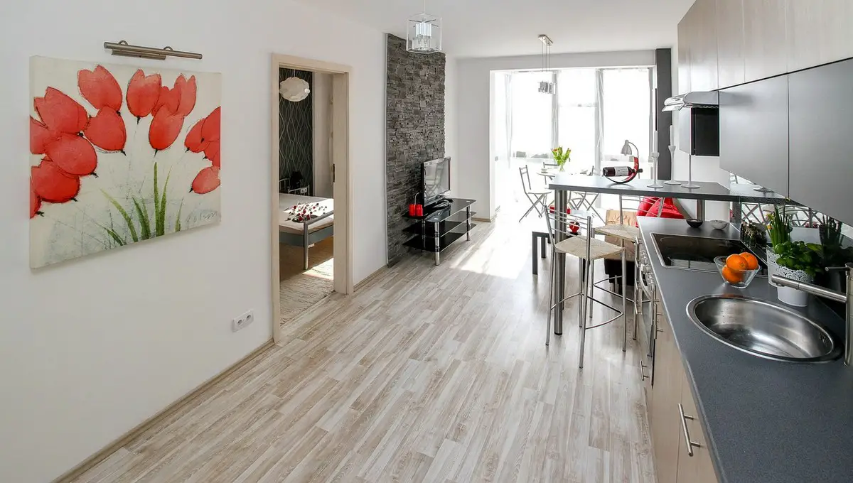 Apartment interior- dynamic studio spaces for rent